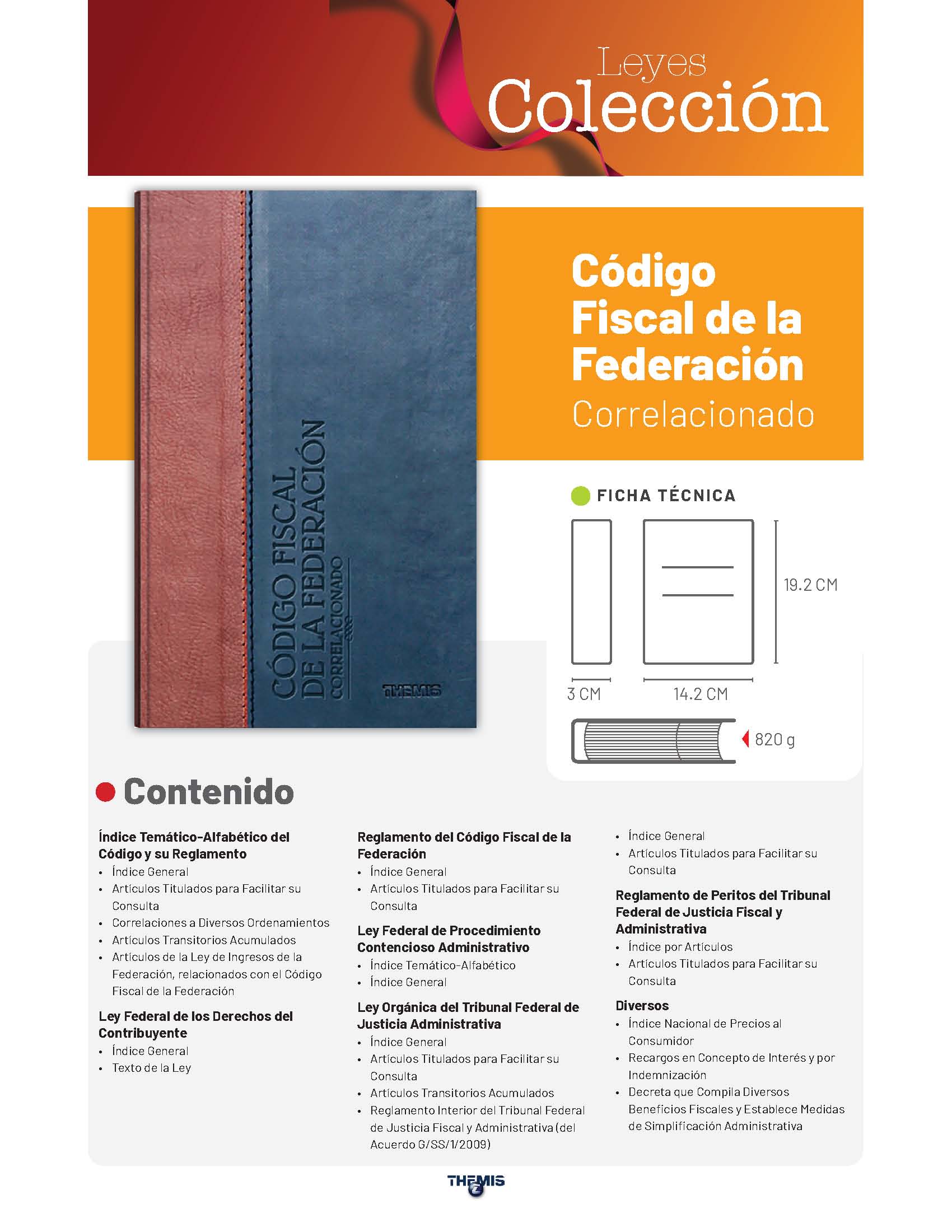COLECCION CODIGO FISCAL DE LA FEDERACION 2026