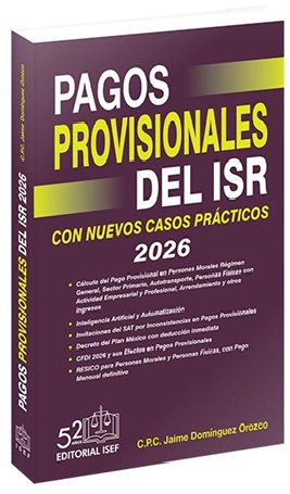PAGOS PROVISIONALES DEL ISR 2026